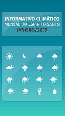 Logomarca - INFORMATIVO CLIMÁTICO MENSAL DO ESPÍRITO SANTO - JANEIRO DE 2019