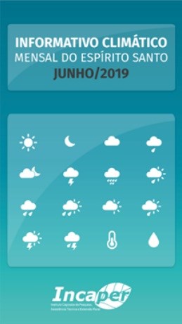 Logomarca - INFORMATIVO CLIMÁTICO MENSAL DO ESPÍRITO SANTO - JUNHO DE 2019