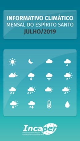 Logomarca - INFORMATIVO CLIMÁTICO MENSAL DO ESPÍRITO SANTO - JULHO DE 2019