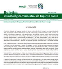 Logomarca - ANÁLISE CLIMÁTICA DO TRIMESTRE OUTUBRO A DEZEMBRO DE 2015